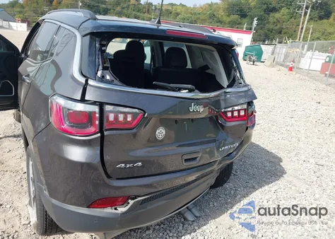 2020 Jeep Compass Limited 4X4 из США, поврежденный, VIN 3C4NJDCB2LT166597